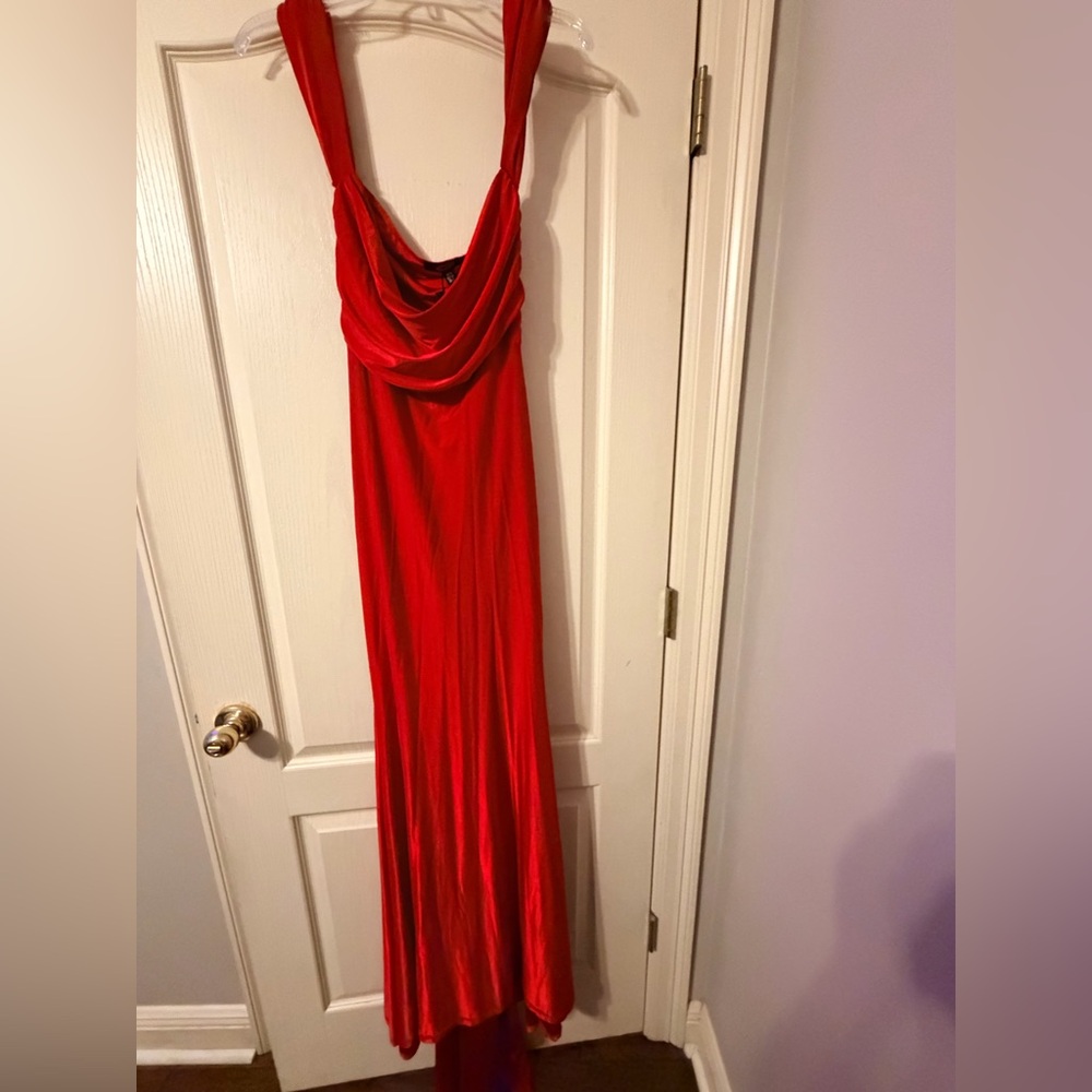 Misguided - Elegant Red Evening Gown - 14